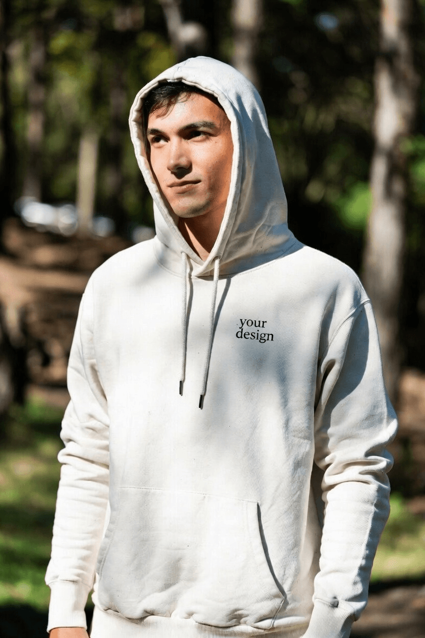 Organic Cotton Hoodie with design
